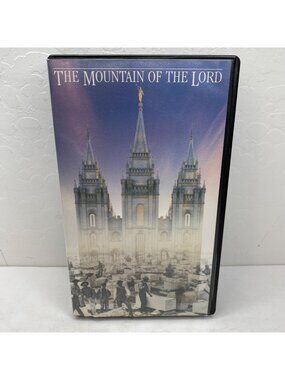 Church Jesus Christ LDS The Mountain Of The Lord VHS Tape Closed Caption